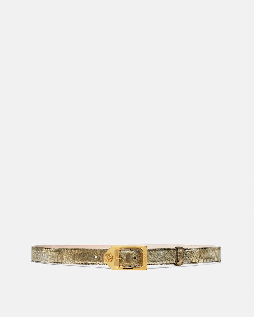 medusa biggie lizard-effect belt 1.2 by VERSACE