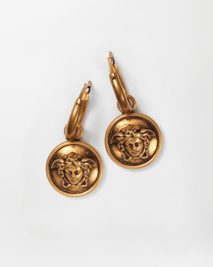 medusa earrings by VERSACE