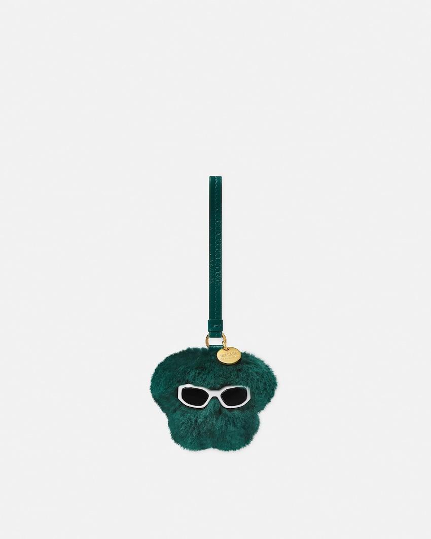 medusa fluffy shearling charm by VERSACE