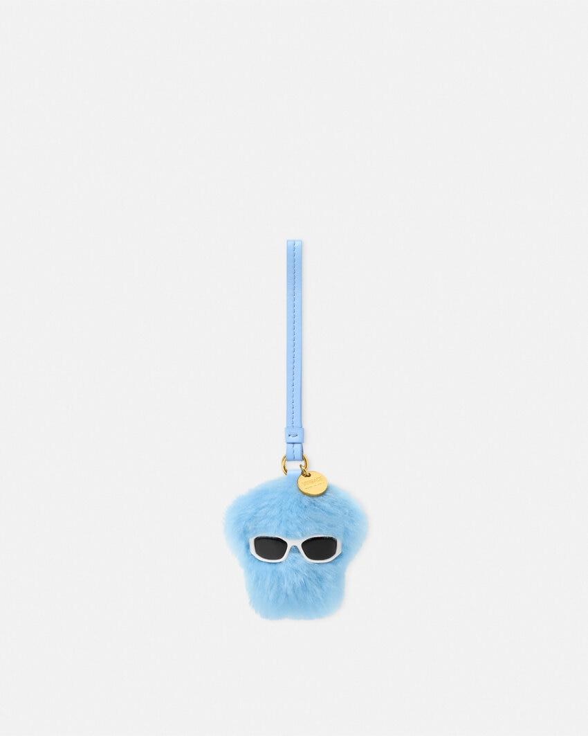 medusa fluffy shearling charm by VERSACE