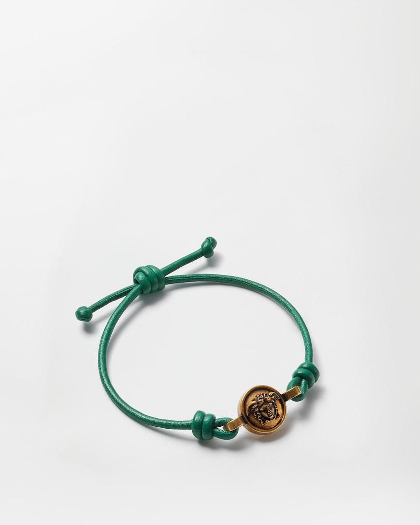 medusa leather bracelet by VERSACE