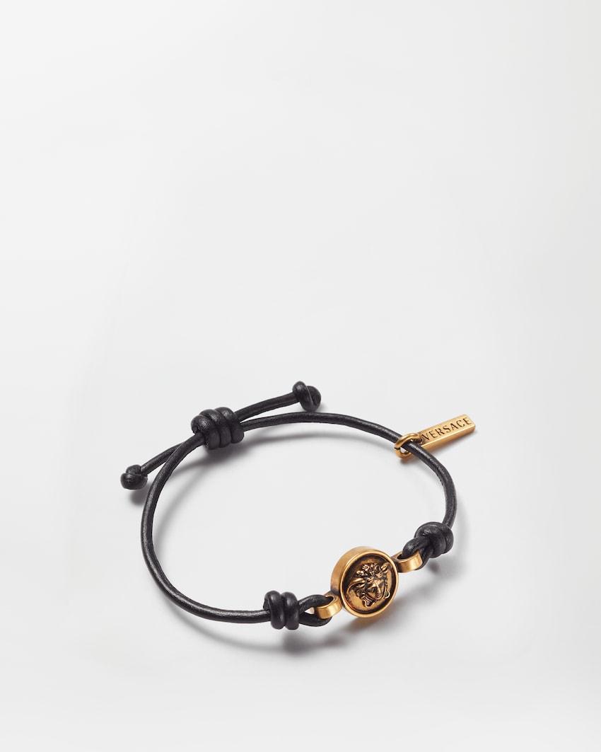 medusa leather bracelet by VERSACE