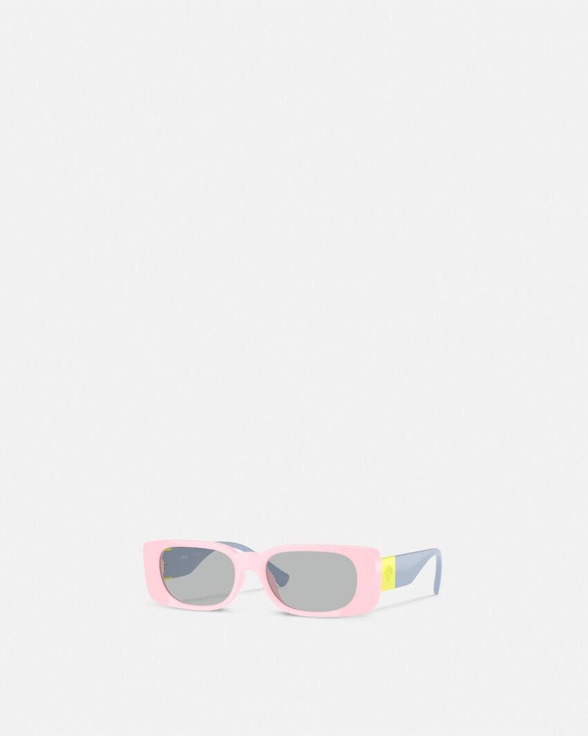 medusa plaque kids rectangular sunglasses by VERSACE