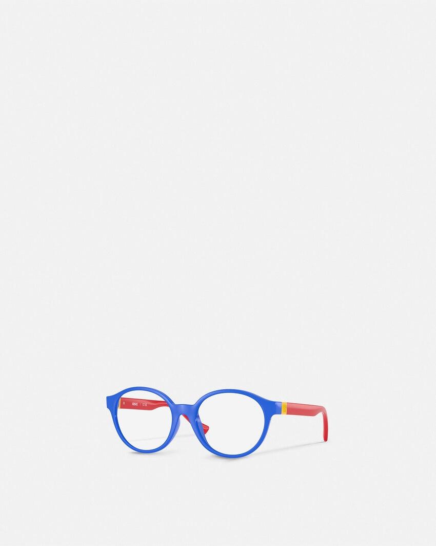 medusa plaque kids round glasses by VERSACE