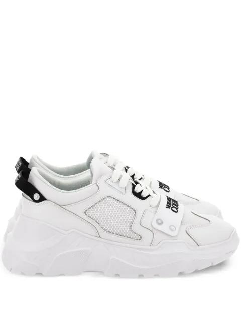 mesh-panelled sneakers by VERSACE