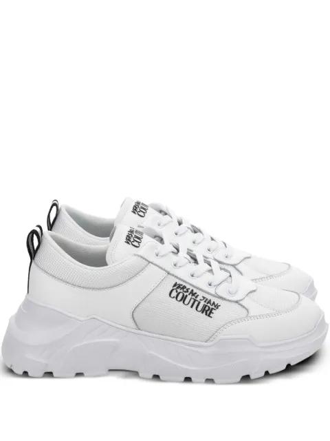 mesh-panelled sneakers by VERSACE