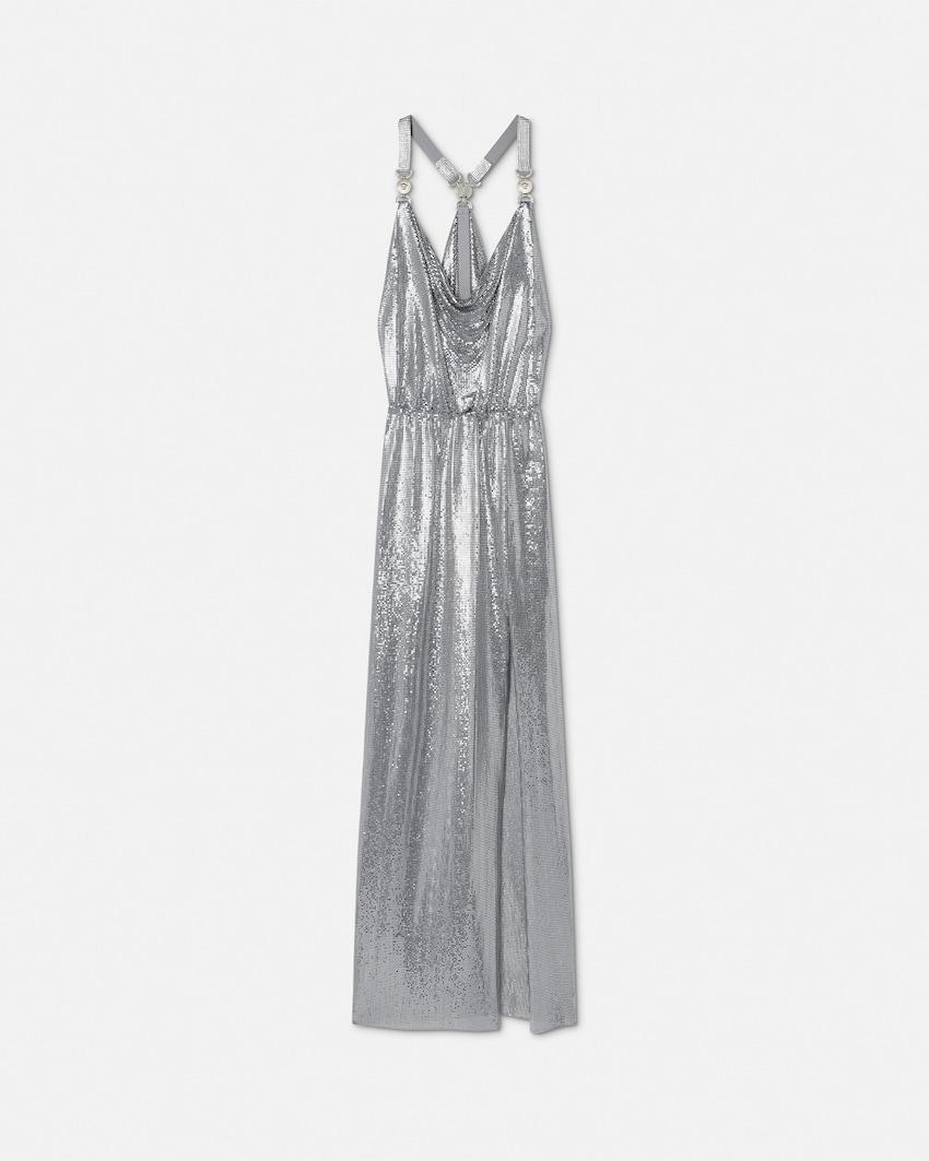 metal mesh gown by VERSACE