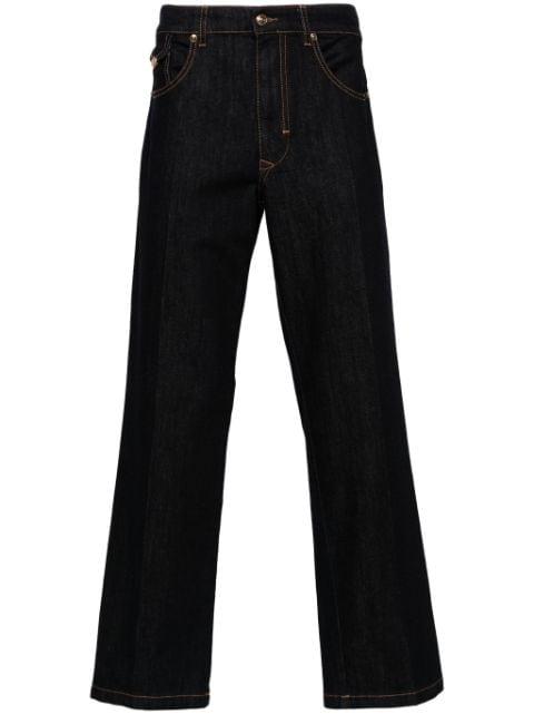 mid-rise tapered jeans by VERSACE