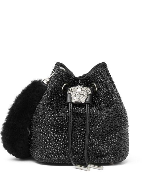 mini La Medusa crystal bucket bag by VERSACE