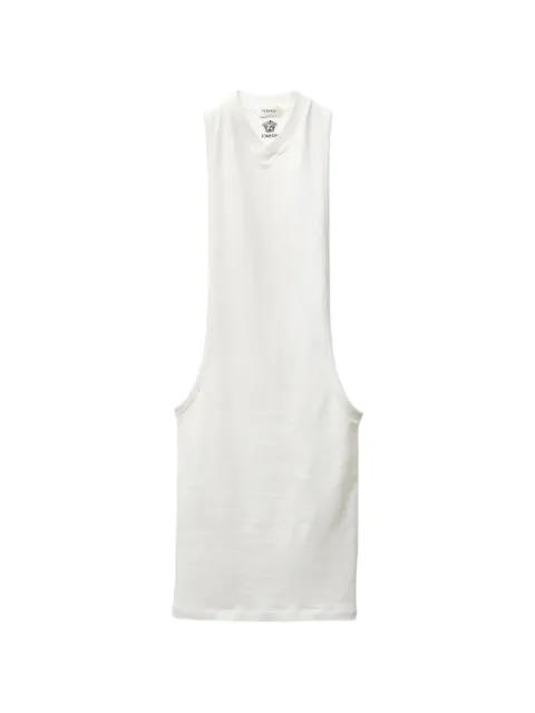 mini embroidered cotton-jersey tank dress by VERSACE