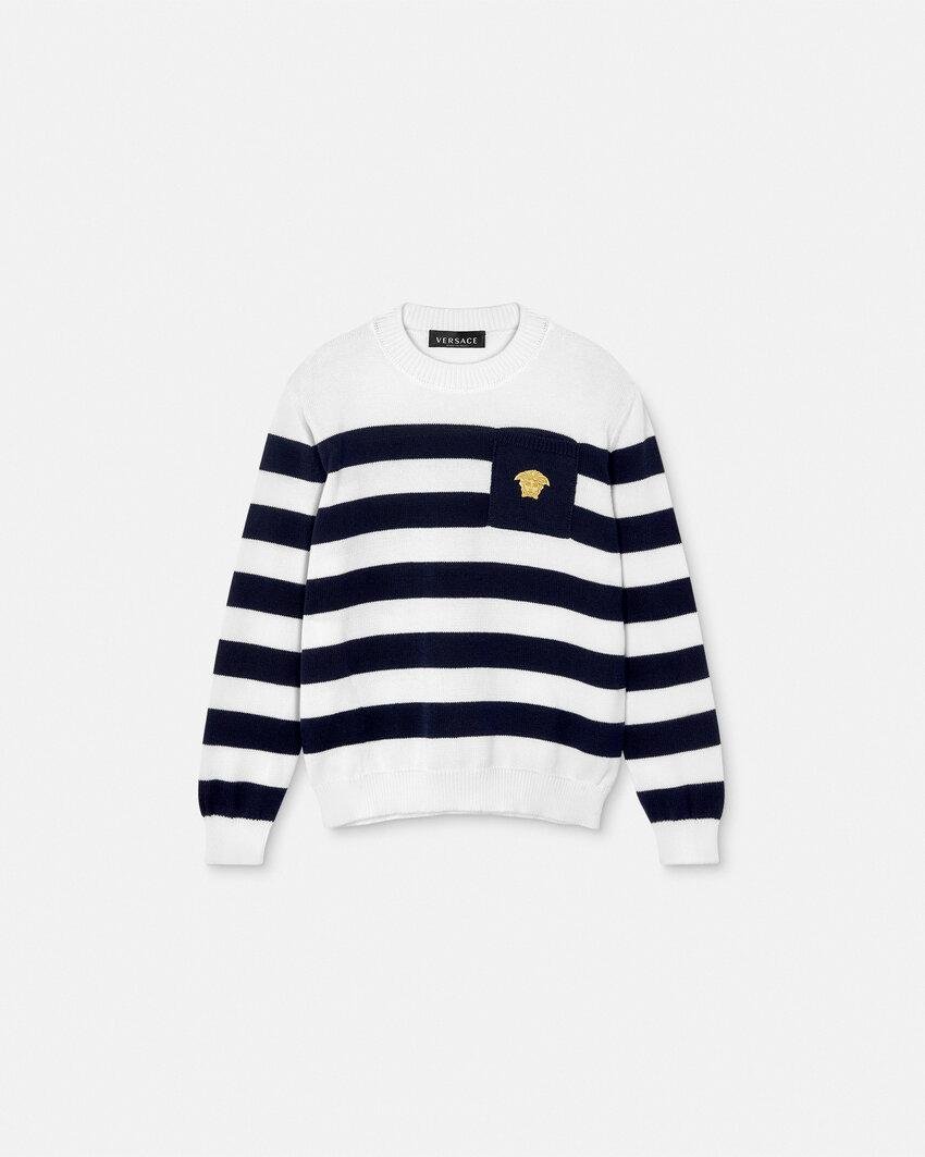 nautical stripe kids sweater by VERSACE