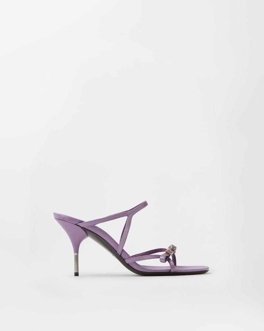 nyx satin mules 80 mm by VERSACE