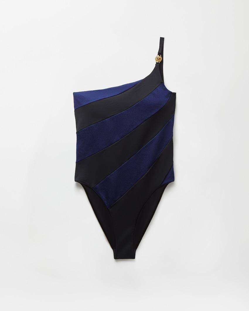 one-shoulder swimsuit by VERSACE