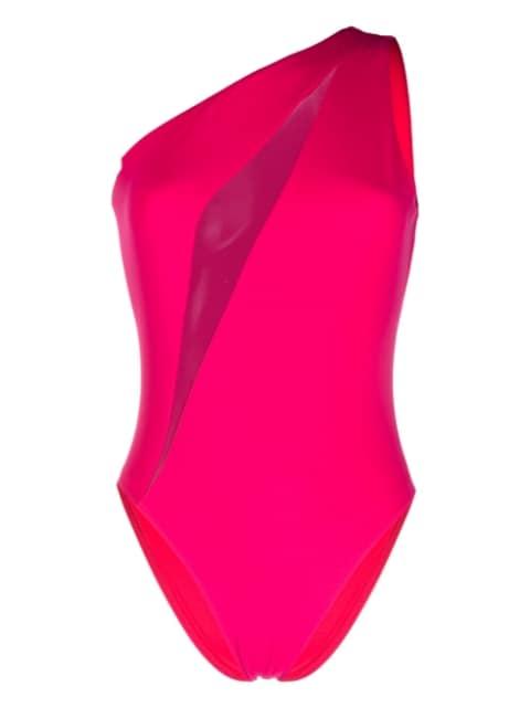one-shoulder swimsuit by VERSACE