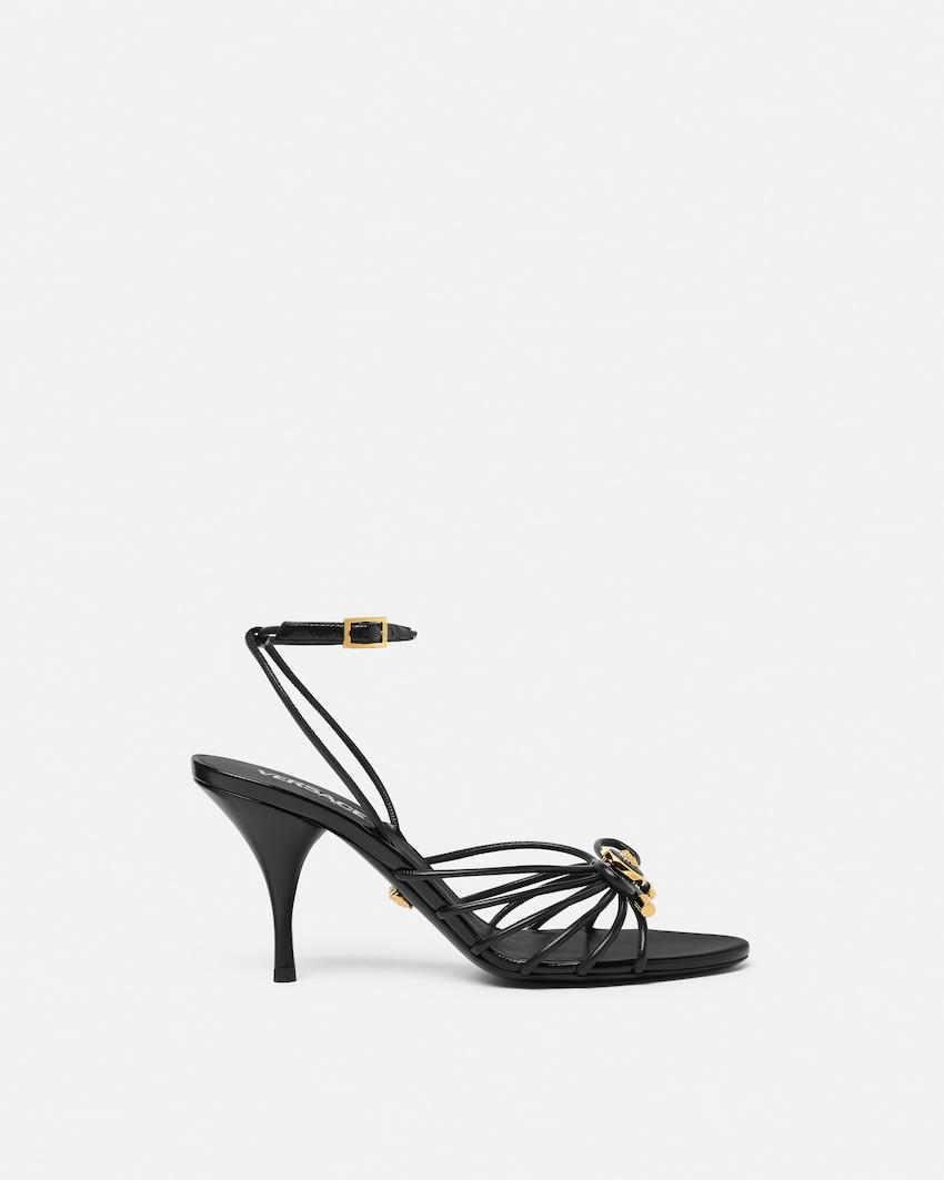 opera bow nappa sandals 85 mm by VERSACE