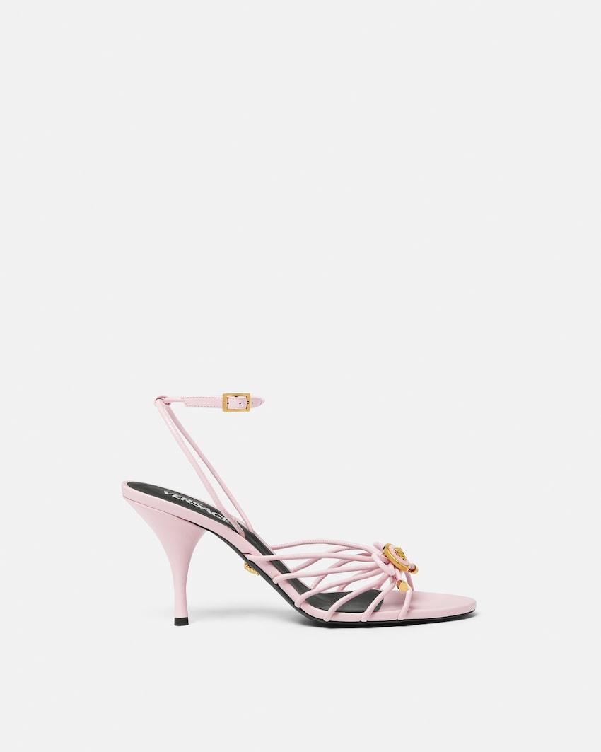opera bow nappa sandals 85 mm by VERSACE