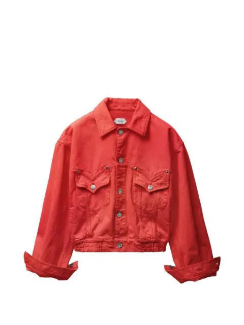 oversized denim blouson by VERSACE