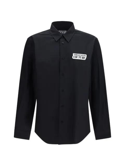 patch cotton shirt by VERSACE