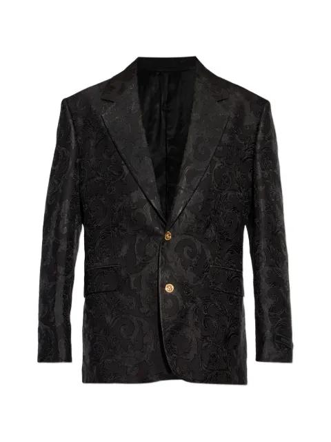 patterned button jacket by VERSACE