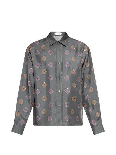 patterned silk shirt by VERSACE
