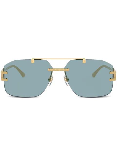 pilot-frame sunglasses by VERSACE