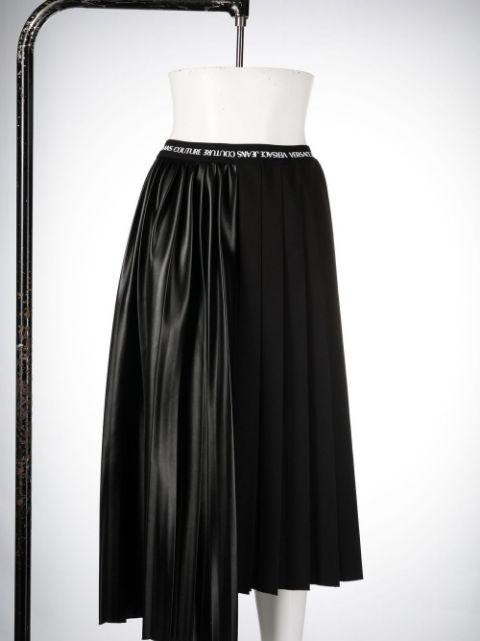 pleated asymmetric skirt by VERSACE