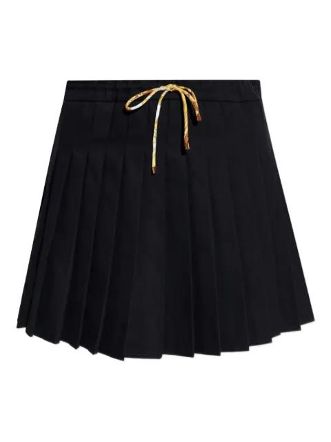 pleated drawstring skirt by VERSACE