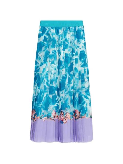 pleated midi skirt by VERSACE