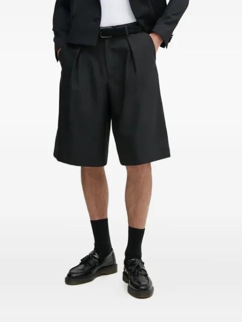 pleated shorts by VERSACE