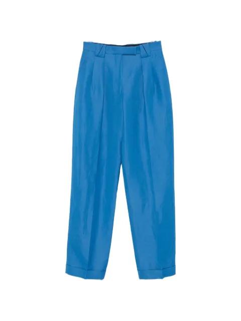 pleated straight-leg trousers by VERSACE
