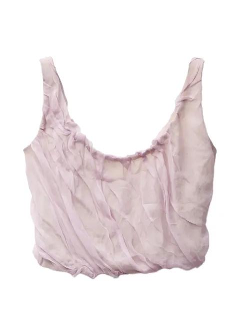 pleated top by VERSACE