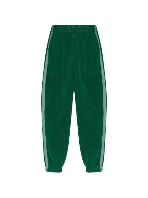 pocket stripe track pants by VERSACE