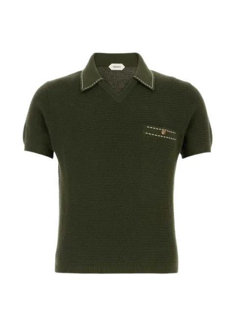 polo-collar T-shirt by VERSACE