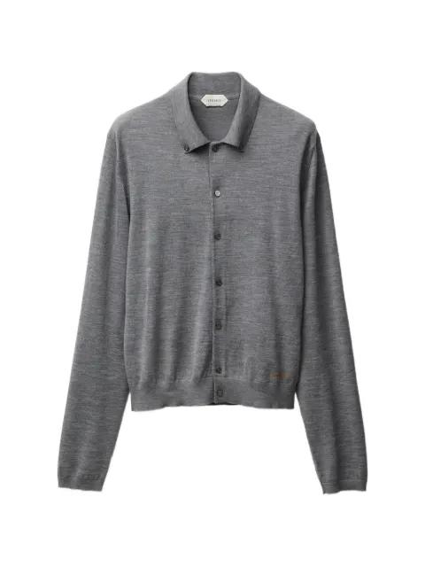 polo-collar cardigan by VERSACE