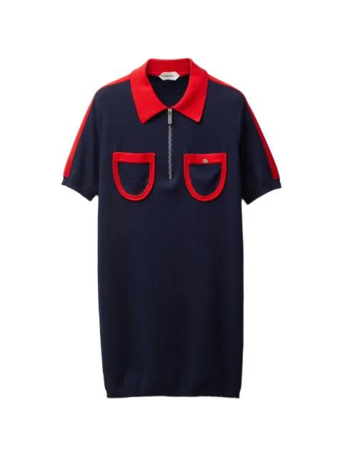 polo zip dress by VERSACE