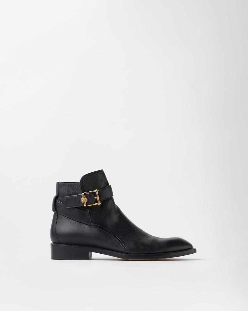 primo leather ankle boots by VERSACE