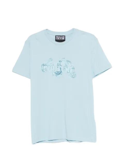 print-detail T-shirt by VERSACE