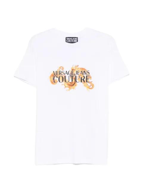 print-detail T-shirt by VERSACE