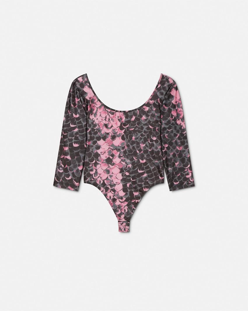 printed bodysuit by VERSACE