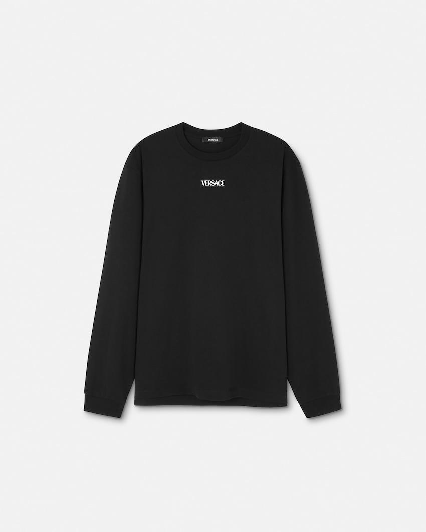 printed cotton-jersey regular t-shirt by VERSACE