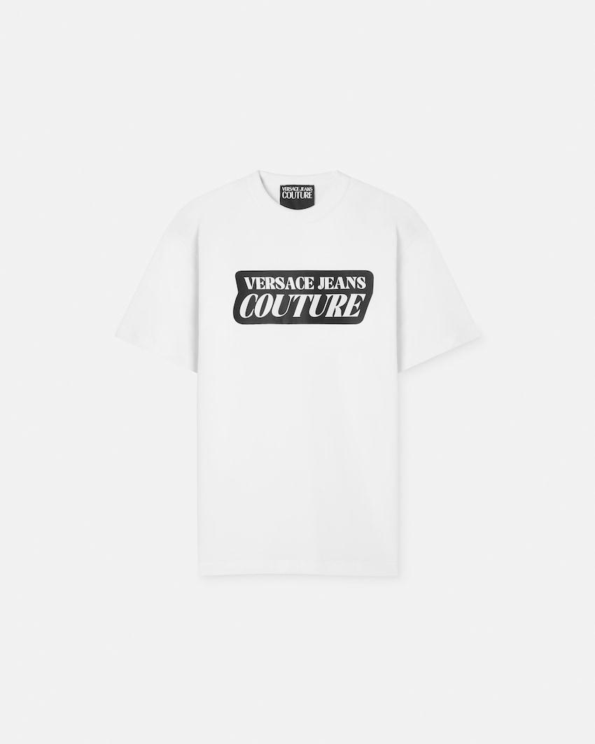 printed cotton-jersey t-shirt by VERSACE
