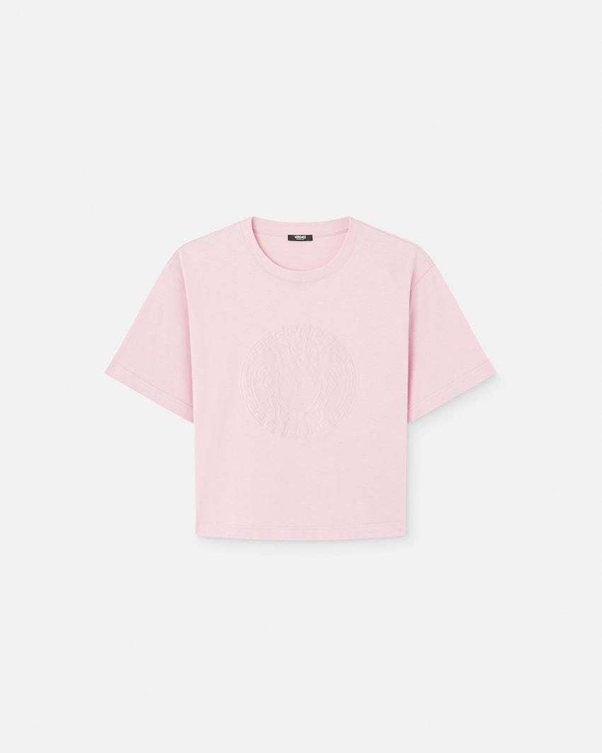 printed cotton-jersey t-shirt by VERSACE
