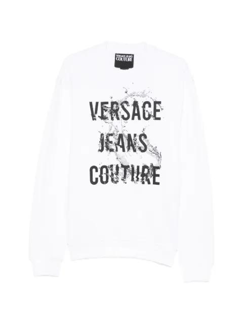 printed crew-neck sweatshirt by VERSACE