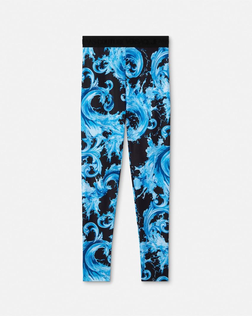 printed leggings by VERSACE