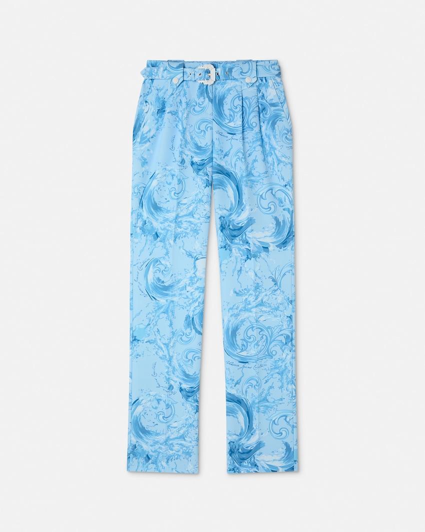 printed pants by VERSACE
