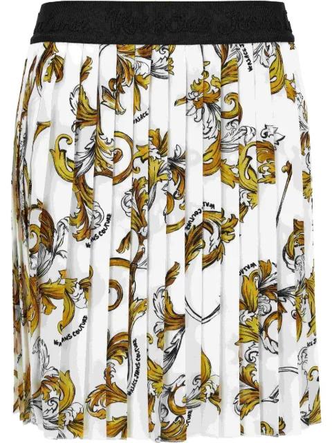 printed pleated skirt by VERSACE