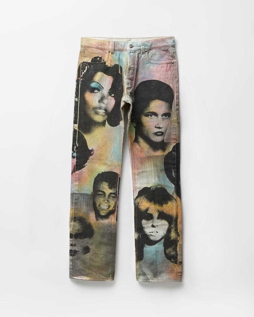printed regular jeans by VERSACE