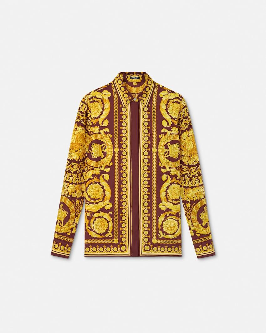 printed silk shirt by VERSACE