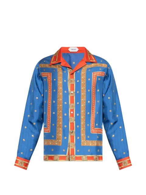 printed silk shirt by VERSACE