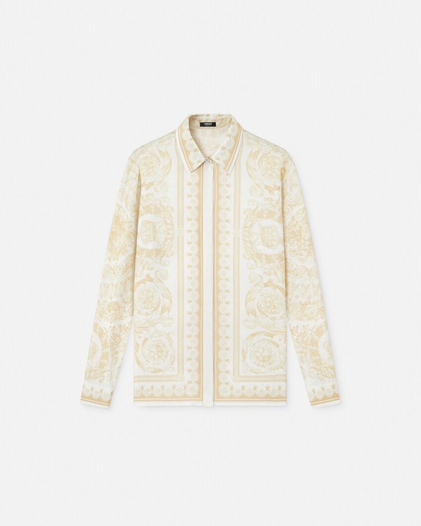 printed silk shirt by VERSACE